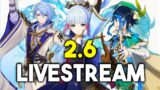 NEW 2.6 LIVESTREAM DATE AND WHAT BANNERS WILL COME! | Genshin Impact