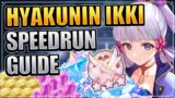 NEW Hyakunin Ikki Speedrun Guide (FREE 420 PRIMOGEMS!) Genshin Impact Kamisato Ayato Ayaka Fund