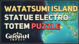 Watatsumi Island Statue Electro Totem Puzzle Genshin Impact (Hidden Achievement)