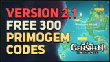 2.1 Free Primogem Codes Genshin Impact