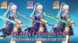AMENOMA VS AQUILA FAVONIA VS JADE CUTTER – C0 Ayaka Weapon Comparison & Showcase | Genshin Impact