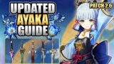 AYAKA – UPDATED Complete Guide – Optimal Builds, Weapons, Artifacts & Teams | Genshin Impact