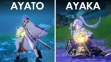 All Similarities Between Ayato and Ayaka Trailer (Genshin Impact)