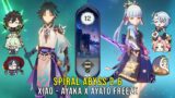 C0 Xiao and C0 Ayaka x Ayato Freeze – Genshin Impact Abyss 2.6 – Floor 12 9 Stars