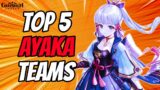 Destroy Everything With These Top 5 Best Ayaka Teams | Genshin Impact 2.6