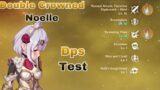 Double Crowned Noelle C6 Damage Test – Genshin Impact