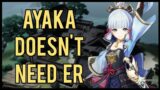 Energy Recharge Does NOT Matter for Ayaka | Genshin Impact