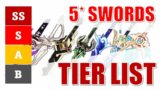 Genshin Impact 5* Weapons Tier List  – Rating all 5 Star Swords