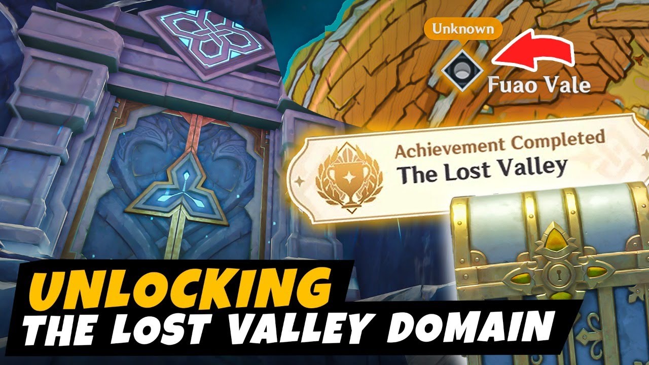 How To Unlock The Chasm Domain "The Lost Valley" Genshin Impact The