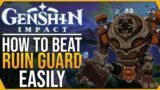 How to easily beat a Ruin Guard in Genshin Impact!