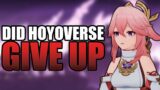 Is Hoyoverse "GIVING UP" On Genshin Impact?