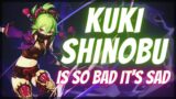 Kuki Shinobu Will be one of the Worst Characters Released – GENSHIN IMPACT