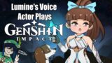 Lumine's English Voice Actor Plays Genshin Impact (Pulling for Venti + The Chasm)