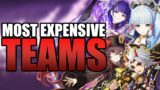 My Top 5 Most Expensive Genshin Impact Teams! How Many Do You Have Built?