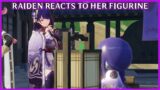 Raiden Shogun reacts to her own figurine – Genshin Impact 2.6