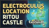 Ritou Electroculus Location Genshin Impact (Castle)