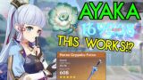 Secret Ayaka Build That I Can't Believe Works | Haran + Echoes of Offering | Genshin Impact