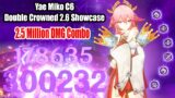 Yae Miko C6 Double Crowned 2.5 Million DMG Combo – 2.6 Abyss & Open World Showcase