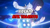 Yelan Attack Talents | Genshin Impact