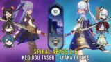 C0 Keqing Beidou Taser and C0 Ayaka Freeze – Genshin Impact Abyss 2.6 – Floor 12 9 Stars