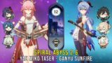 C0 Yae Miko Taser and C0 Ganyu Sunfire – Genshin Impact Abyss 2.6 – Floor 12 9 Stars