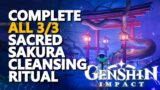 Complete the Sacred Sakura Cleansing Ritual Genshin Impact All 3/3