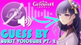 GUESS GENSHIN IMPACT CHARACTERS BY ELEMENTAL BURST VOICELINES [QUIZ] ALL LANGUAGES | part 2