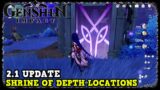 Genshin Impact 2.1 Shrine of Depth Locations (Inazuma 2.1 Update)