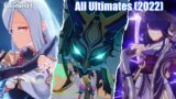 Genshin Impact All Characters Ultimates (Elemental Burst 2022 Updated)