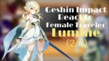 Genshin Impact react to Lumine | Part. (2/2) | female Mc / traveler | Gacha Club