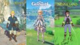 Genshin Impact vs Ni no Kuni Cross Worlds vs Legends of Neverland | Graphics Comparison(Android/ios)