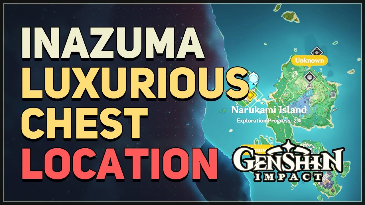 Inazuma Secret Luxurious Chest Location Genshin Impact (Konda Village