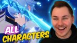 Reacting To EVERY Genshin Impact Character Trailer (I LOVE THIS GAME)