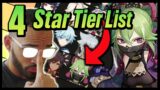 The Value Of Every 4 Star Character In Genshin Impact | 4 Star Tier List | Genshin Impact 2.7
