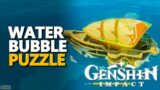 Water Bubble Puzzle Genshin Impact