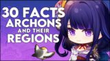 30 Facts About The Three Archons And Their Three Regions – Genshin Impact