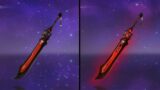 All 4 Star Claymores Genshin impact Side by side Comparison Before after Upgrade!!