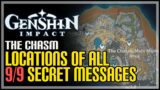 All Secret Message Locations Genshin Impact (The Nine-Word Rumor Achievement)