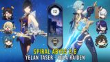 C0 Yelan Taser and C0 Eula Raiden – Genshin Impact Abyss 2.6 – Floor 12 9 Stars