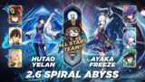 Genshin Impact – 2.6 Spiral Abyss Floor 12 – Hutao Yelan / Ayaka Freeze – The All Stars Dream Team