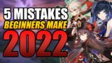 Genshin Impact: Beginner Mistakes That Can RUIN Your Account in 2022