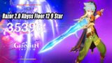 Genshin Impact – Razor 2.0 Abyss Floor 12 9 Star Gameplay – Ayaka First Half