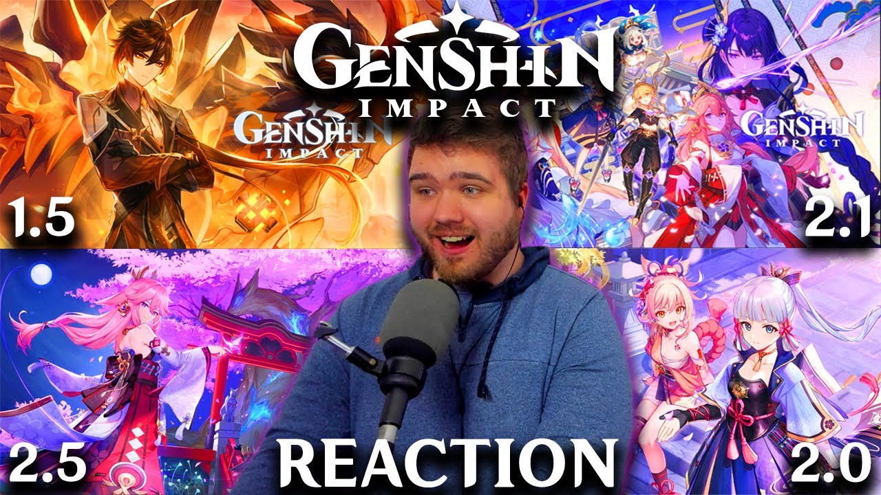 New Genshin Impact Fan Reacts To All Version Trailers