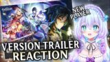 New GENSHIN IMPACT Player REACTS to ALL VERSION TRAILERS