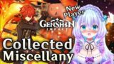 New GENSHIN IMPACT Player REACTS to COLLECTED MISCELLANY | Part 1