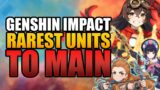 The RAREST Genshin Impact Mains You'll EVER See…
