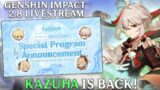 APAKAH BENAR KAZUHA… NOBAR 2.8 LIVESTREAM | Genshin Impact Indonesia