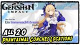 All 20 Phantasmal Conches Locations in Resonating Visions | Genshin Impact 2.8