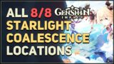 All 8 Starlight Coalescence Locations Genshin Impact