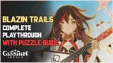 Blazin Trails (Xinyan Story) Complete Playthrough and Puzzle Guide | Genshin Impact